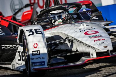 36 LOTTERER André (ger), TAG Heuer Porsche Formula E Team, Porsche 99X Electric, action during the 2022 Rome City ePrix, 3rd meeting of the 2021-22 ABB FIA Formula E World Championship, on the Circuit Cittadino dell’EUR from April 8 to 10, in Rome, Italy - Photo Gregory Lenormand / DPPI